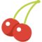 Cherries emoji on Google